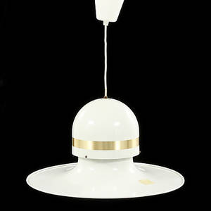 TAKLAMPOR, 2 st, 1900-talets tredje kvartal. Höjd 22 resp 24 cm.