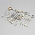 PARTI BESTICK, 31delar, silver, ca 795 gram.