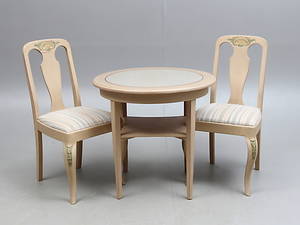 STOLAR, 2 st, BORD, 1900-tal.