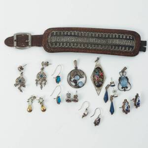 SMYCKEN Silver, armband, hängen, örhängen