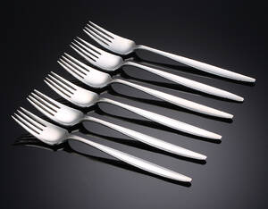 Georg Jensen. Cypres middagsgafler af sterlingsølv 6