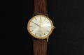 HERRARMBANDSUR, Omega, Genevé 14 K guld.