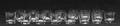 WISKYGLAS, 15 st, Orrefors, 1900-tal.