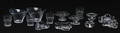 PARTI GLAS, 14 delar, Finland, Bl a Alvar Aalto, Iittala, 1900-tal.