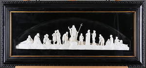 VÄGGRELIEF, Bergspredikan, 1900-tal.