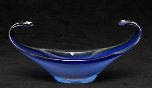 COQUILLE, Flygfors glasbruk, daterad -61.