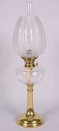 BORDSFOTOGENLAMPA, mässingglas, tidigt 1900-tal.