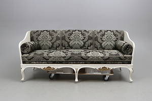TRÅGSOFFA, bondrokokostil, 1900-tal.