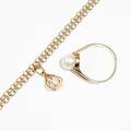Ring armband guld