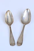 MATSKEDAR. 2 st, Silver, Olof Hagrelius, 18411852, 112g.