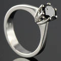 Solitaire ring ca. 0.86 ct.