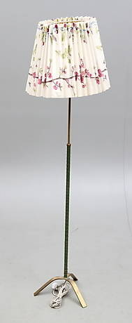 GOLVLAMPA, metall, 1900-tal.