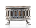SALTKAR, silver, med träinsats, empire, Anders Hjulström, Köping 1784-1816 1827.