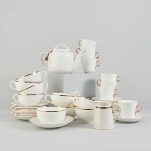 Kaffeservisdelar, ca 20 delar