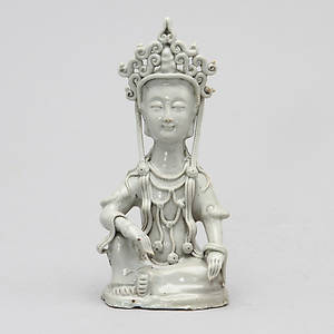 FIGURIN, porslin, Kina, möjligen 1700-tal.