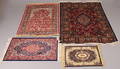 MATTOR, 4 st, Orientaliska, av silketyp.