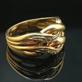 Designring mit  Diamanten