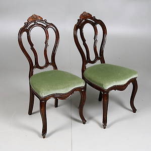 STOLAR, 1 par, Nyrokoko, 1900-talets första halva.