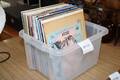 LP-skivor parti, vinyl