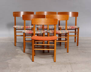 Farstrup. Seks stole af egetræ 6