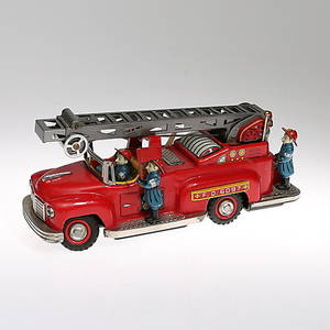 BRANDBIL, plåt, T.N, Japan, 1900-talets mitt.