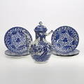 PARTI PORSLIN, 7 delar, Kina. 1900-tal.