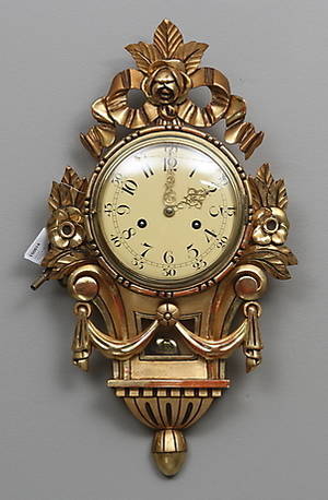 VÄGGUR, gustaviansk stil, 1900 tal.