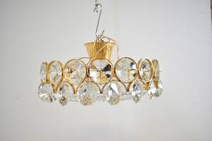 Taklampa med prismor, diameter 35 cm