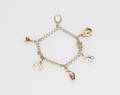 BERLOCKARMBAND, guld 18k, Bismarck, vikt ca 7 gram.