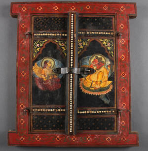 Træpanel Ikon, udsmykket 