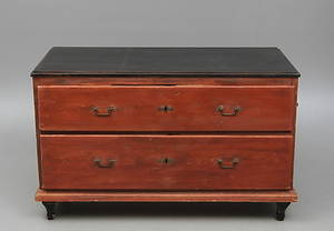 BYRÅ, tvålådig, allmoge, 171800-tal.