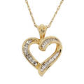HÄNGE, 14k guld med diamanter, totalt ca 0,50 ct samt kedja 14k.
