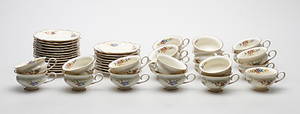 KAFFESERVISDELAR, 23 delar, Rosenthal, Tyskland, 1900-tal.