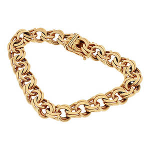 ARMLÄNK, 18k guld, 51,6g.