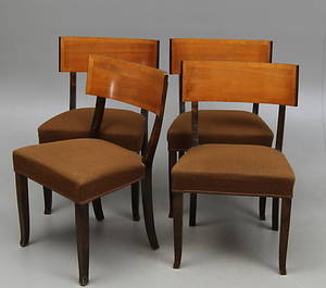 STOLAR, 4 st, art deco, 1900-talets första hälft.