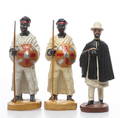 TROMPETTE HAILE SELASSIE med 2 vakter. Belgien.