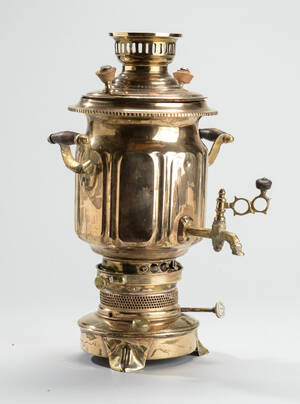 Samovar af messing. 