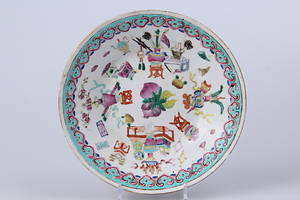 TALLRIK, Kina, 1800-tal.