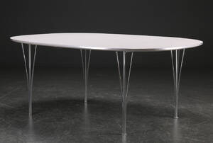Piet Hein  Bruno Mathsson. Superellipse spisebord  Denne vare er sat til omsalg under nyt varenummer 4345071