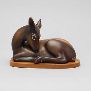 GUNNAR NYLUND. Figurin, stengods, Rörstrand, 1900-talets andra hälft.