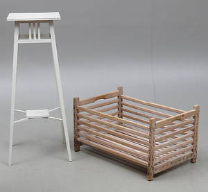 PIEDESTAL samt KORG, 18001900-tal.