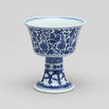 STEMCUP, porslin, Kina, 18001900-tal.
