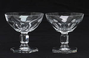 COCKTAILGLAS, 8 st, troligen Kosta, 1900-tal.