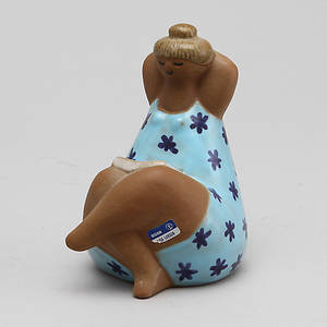 FIGURIN, stengods, Lisa Larson, Gustafsberg.