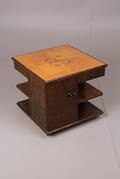 RÖKBORD, Art deco, intarsia, 1900-talets första hälft.