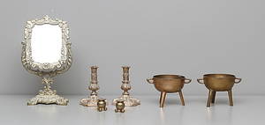 MALM och MÄSSING, 7 delar, bland annat Skultuna.