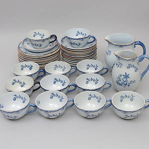 TESERVIS, Ostindia, Rörstrand.