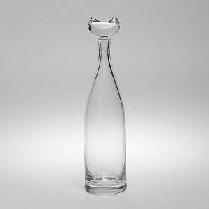 KARAFF, glas, Maja, Ingeborg Lundin, Orrefors, signerad. 1950-tal.