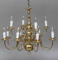 TAKLAMPA, 12 ljuspunkter, barockstil, 192000-tal.