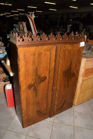 Skåpöverdel med krön, 100x30 cm, H 130 cm